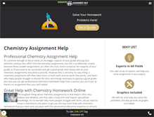 Tablet Screenshot of chemistryassignmenthelp.com